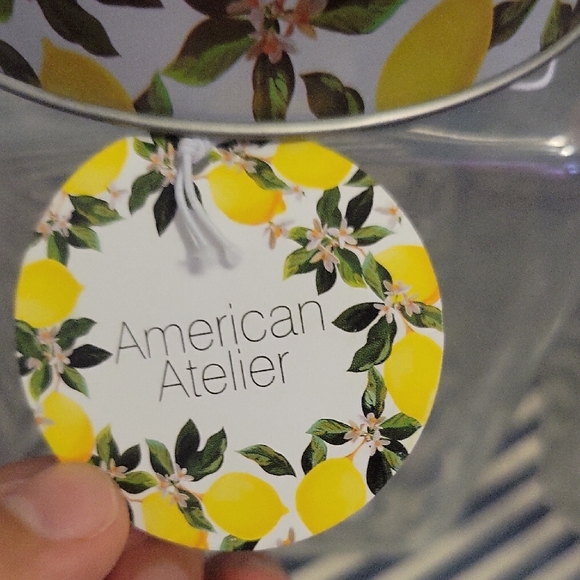 Lemon Pattern Glass Jar - Picture 2 of 5